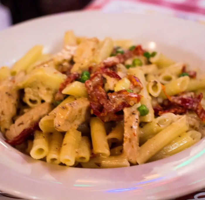 Penne san remo buca di beppo