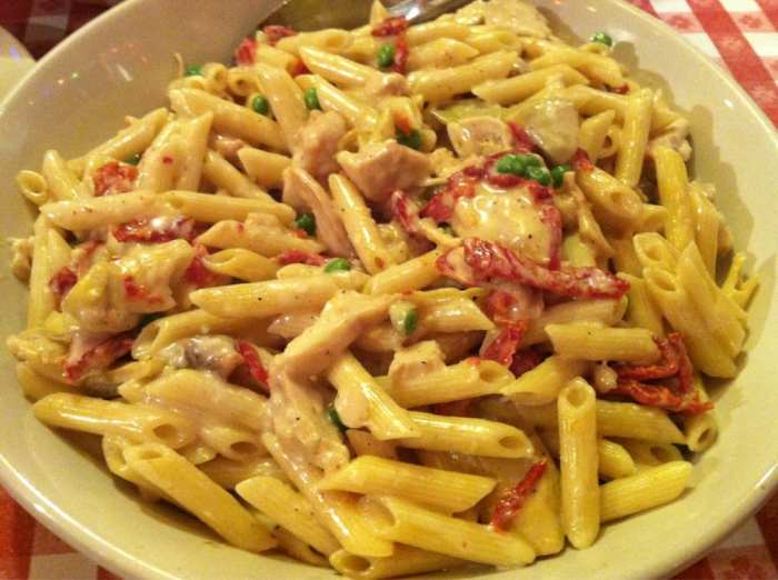 Penne san remo buca di beppo