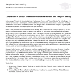 Unmarked woman there discussion rhetorical due analysis tasks three post